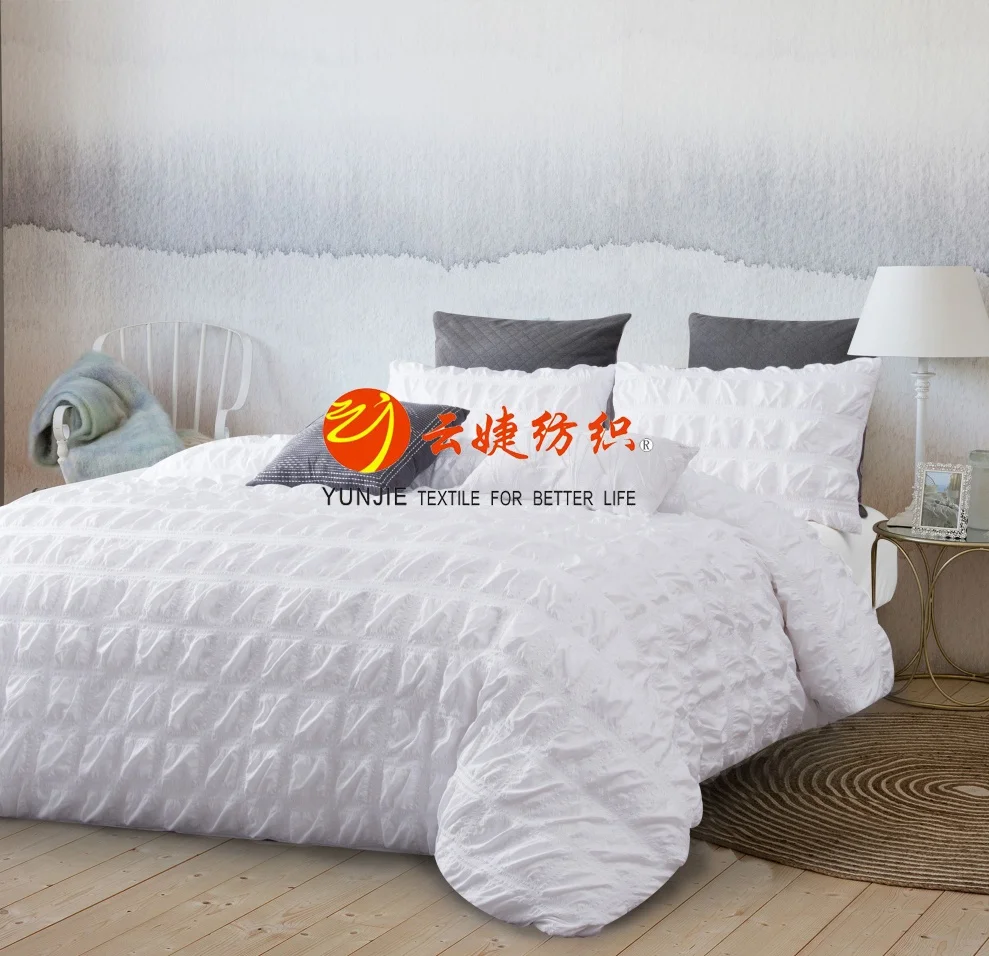 OEKO-TEX 100 Micro Soft Polyester Microfiber Seersucker Fabric