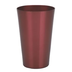 Пищевой прямой алюминиевый стакан для воды, сока, кофе, горячих одноразовых холодных напитков, пива, вина, кружка, металлическая чашка