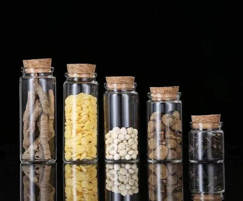 Glass Tubes With Corks Test Glass Tube With Cork Lid and glass jar for tea