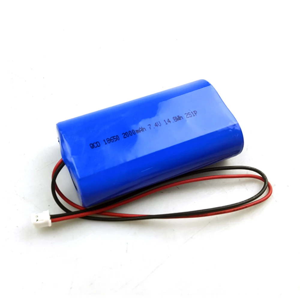 2S1P 7,4 V 2200Mah 2600Mah Icr1865 литий-ионный Аккумулятор 7,4 V 18650