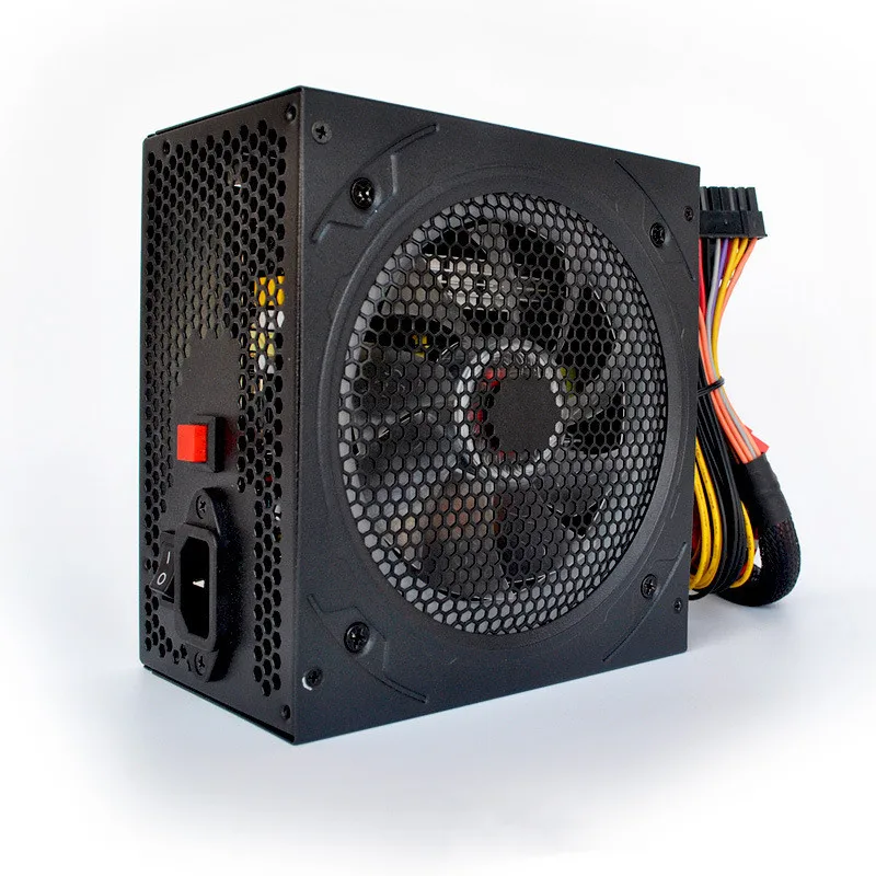 New 12cm RGB Cooling Fan Atx power supply full voltage 600w Computer pc Power Supply For Gamer