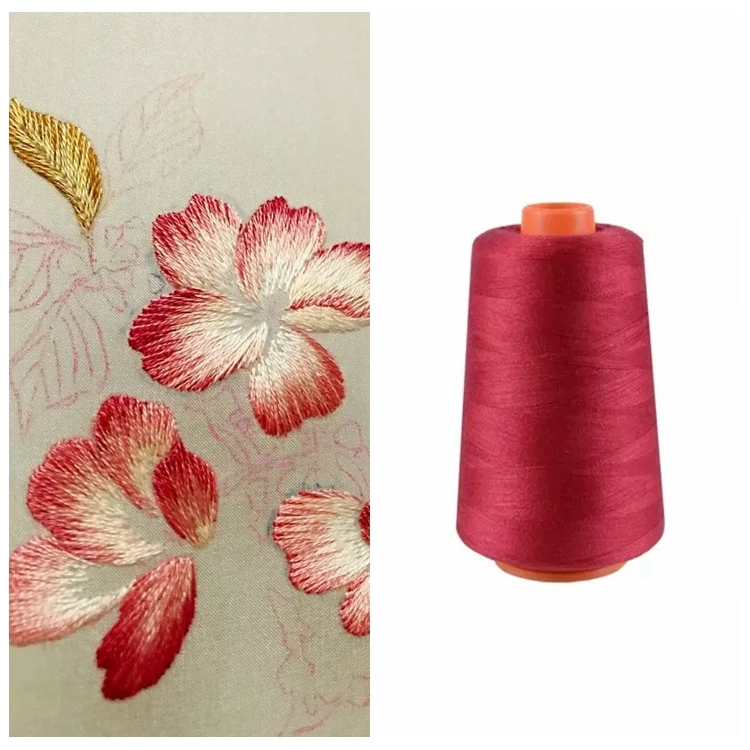 Держатель для ниток вышивки 120d/2 полиэфирная Вышивальная нить производителей