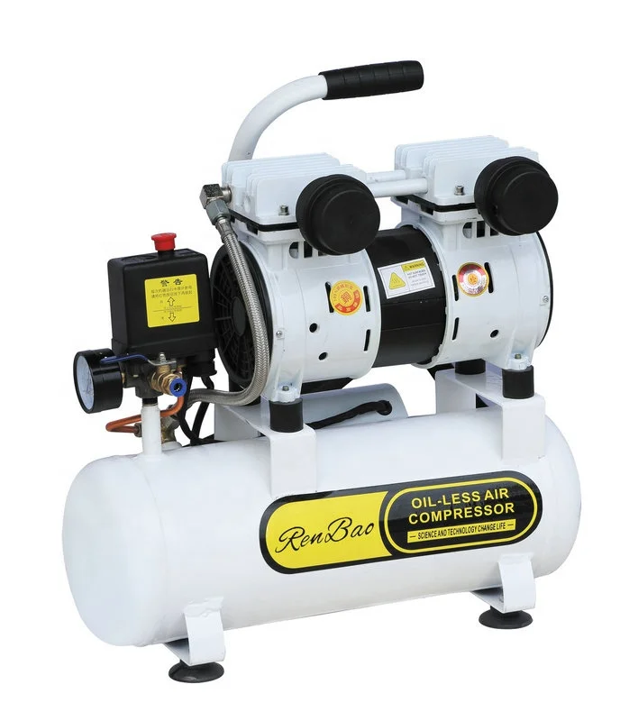 JR551-9L 24L 30L безмасляный воздушный компрессор, воздушный насос, маленький портативный воздушный компрессор