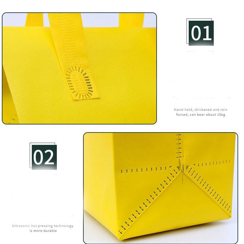 Woven Bag With Lamination Handled Custom Colourful Printing Shopping Bag High quality personalized design shopping tote bag