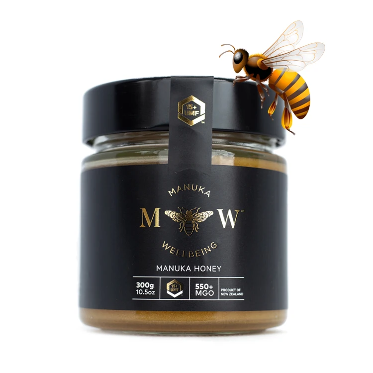 
Professional Supply 100% Natural Organic New Zealand Raw Manuka Honey With 300g UMF 15+ MGO 550+ 