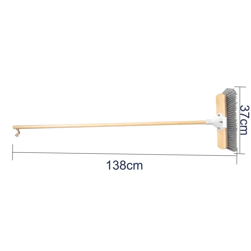 Wholesale Eco-friendly Bamboo Household Long Handle Cleaning Sweeping Broom