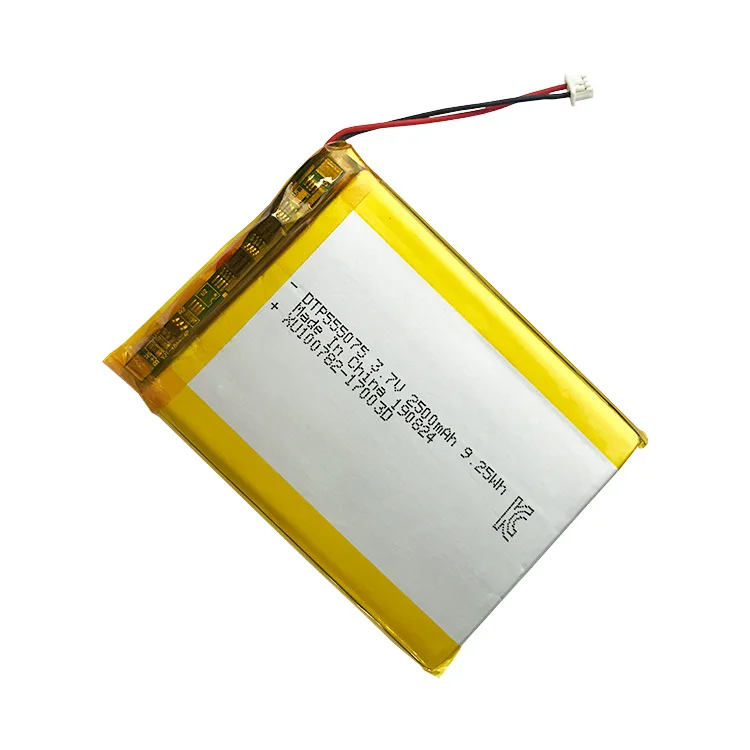 Литий-полимерный аккумулятор dtp555075 2500mah 3,7 v