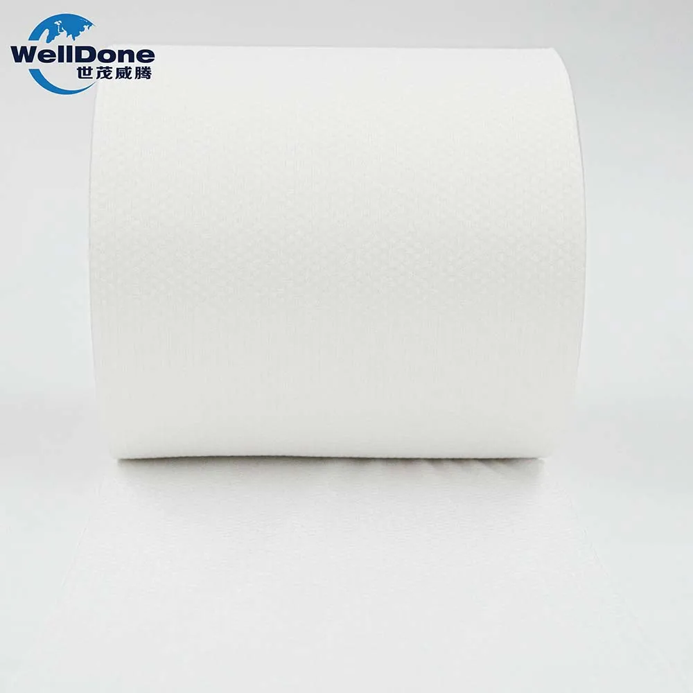 WELLDONE  spunlace nonwoven fabric for wet wipe wet non-woven 100% soft nonwoven