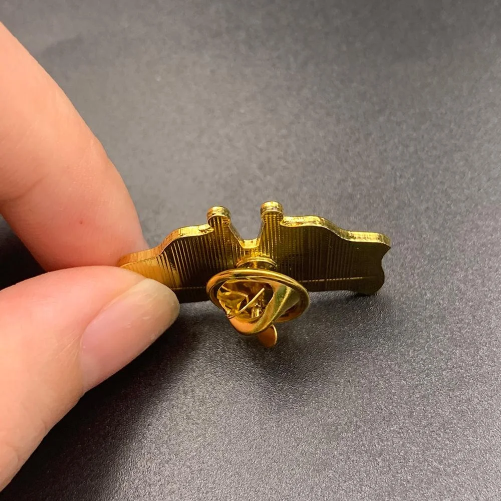 Hot sale flag label pin for Saudi Arabia