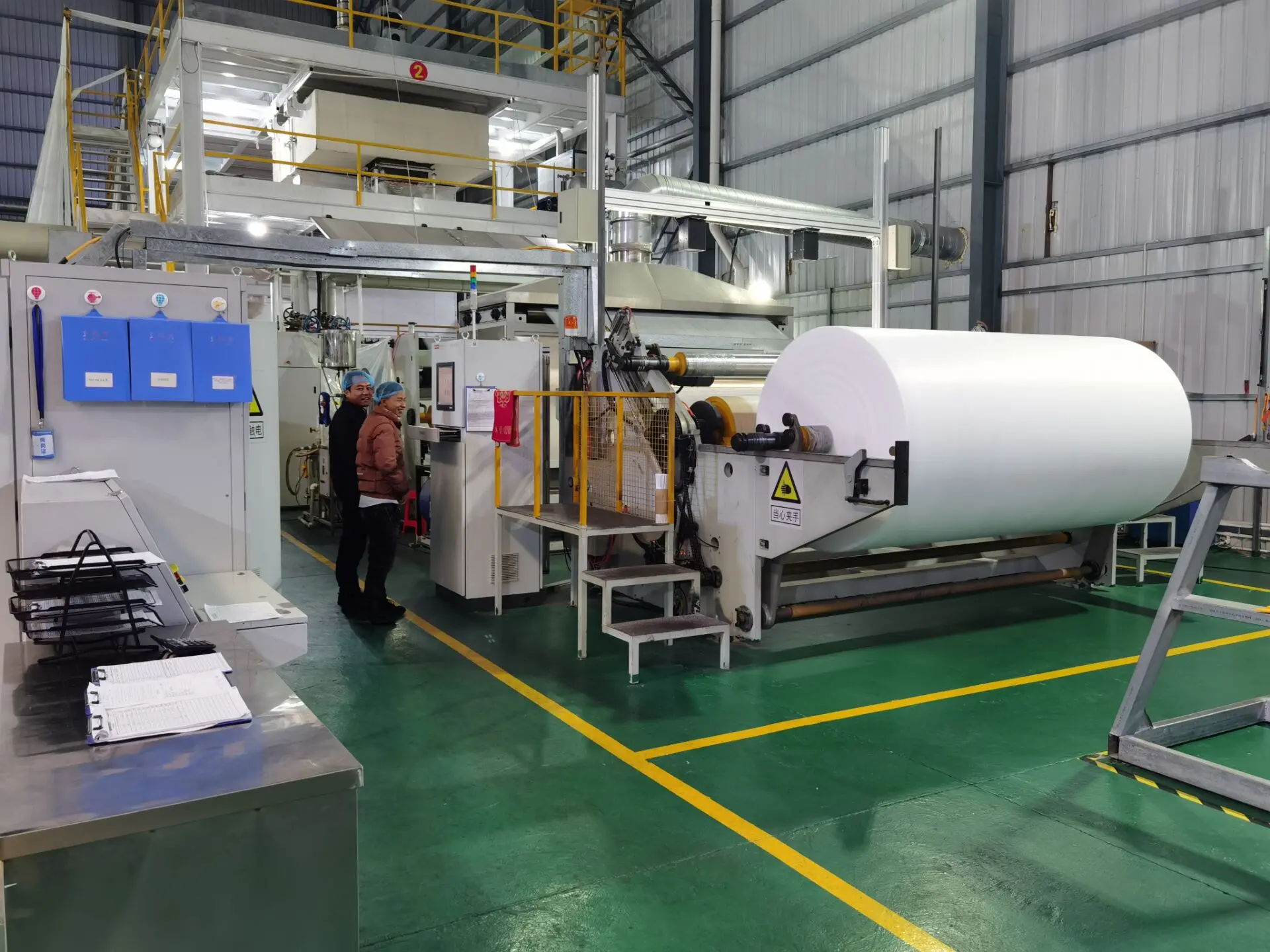 JUHUA Manufacturer-High Quality Cotton Soft Spunbond SMS Hydrophobic Non Woven Fabric Roll Raw Material for Baby Diaper