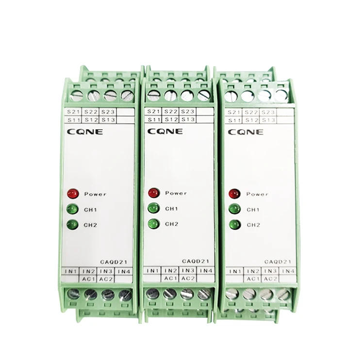 CAQD21 One normally open or normally closed output two-handed button monitoring safety relay module 24v 220v