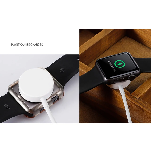 Зарядное устройство для Iphone Watch 2 в 1 умные часы Беспроводная зарядка беспроводное магнитное