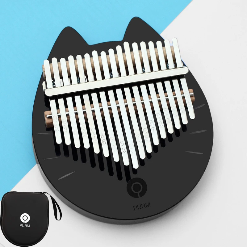 17 Key Crystal black  Finger Piano High-performance Tuning Hammer Kalimba Thumb Piano Mbira Toy Musical Instrument