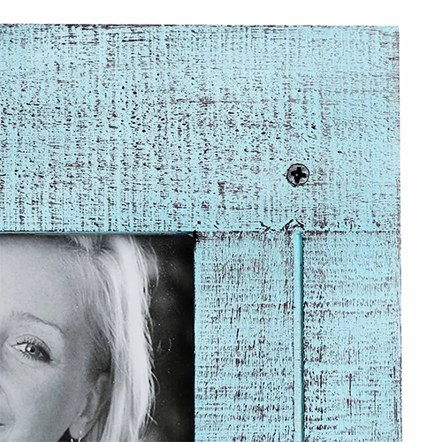 ARTMADE OEM Handicrafts 5x7 Wood Picture Frame MOM LOVE Photo Frame with Glass Cany Stand Table Top, Rustic Farmhouse Home Decor