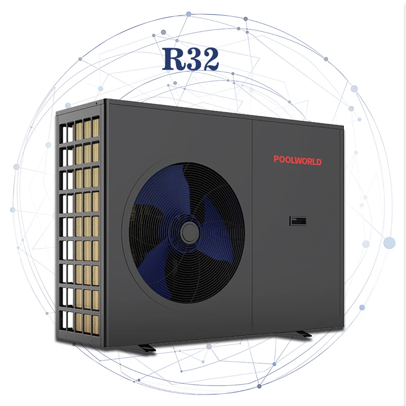 Guangzhou air heat pump air to water multi zone Household full dc inverter R32 Hybrid heat pump