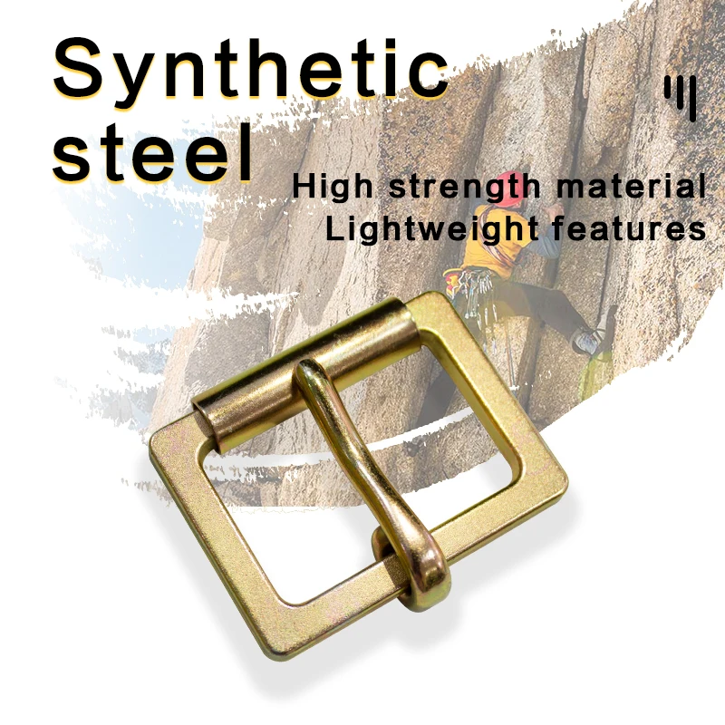 Jensan Hot Sale Metal Pin Roller Buckle, Tri-glide Buckle for Backpack,belt Buckles for Safety Harness Safety Belt Accessories