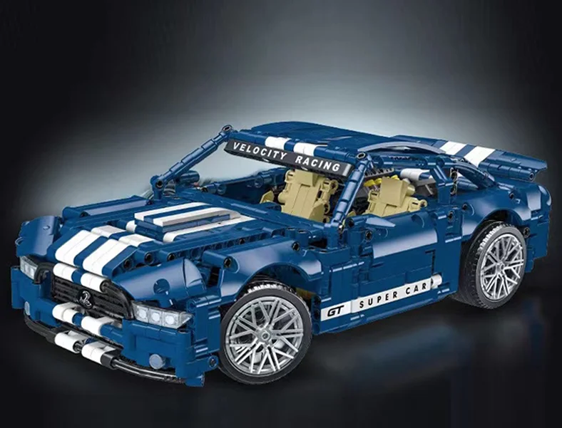 Mork 023021 MOC Super GT Racing Car Vehicle Model Building Block Toys There is also a power version