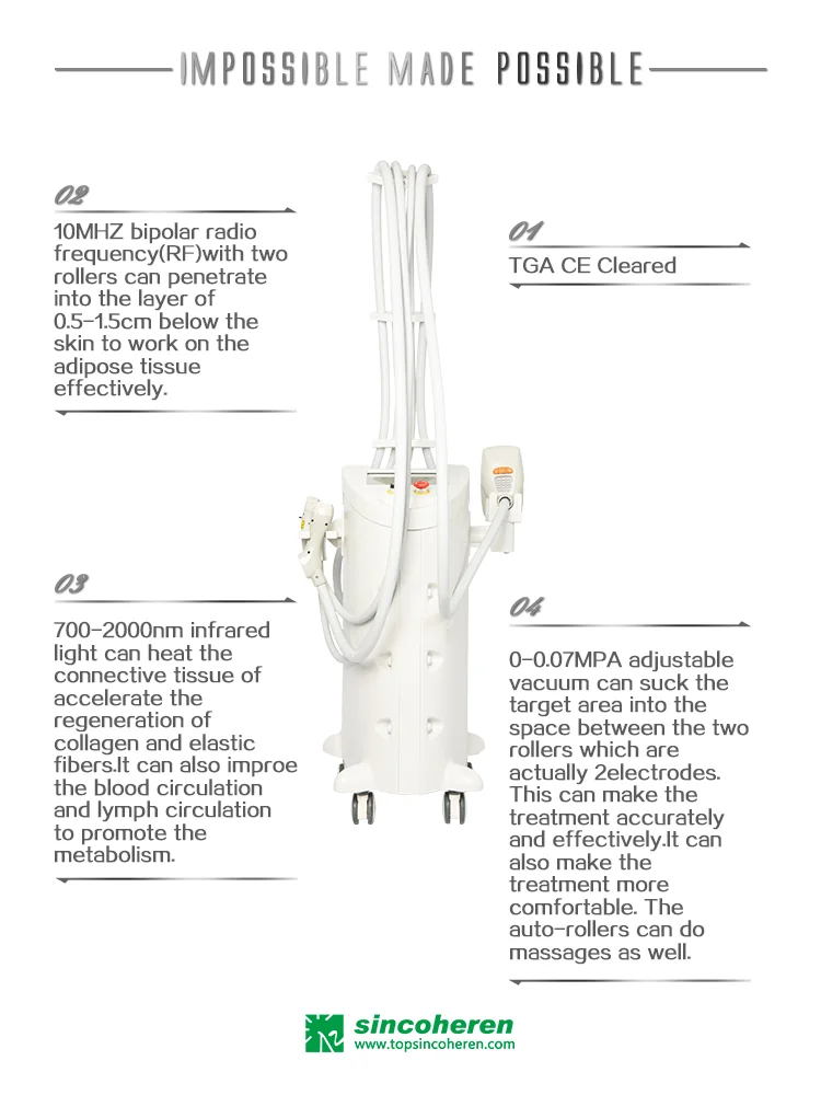 4 in 1 vacuum slimming anti cellulite machine sculpt burn fat body contouring slimming machine