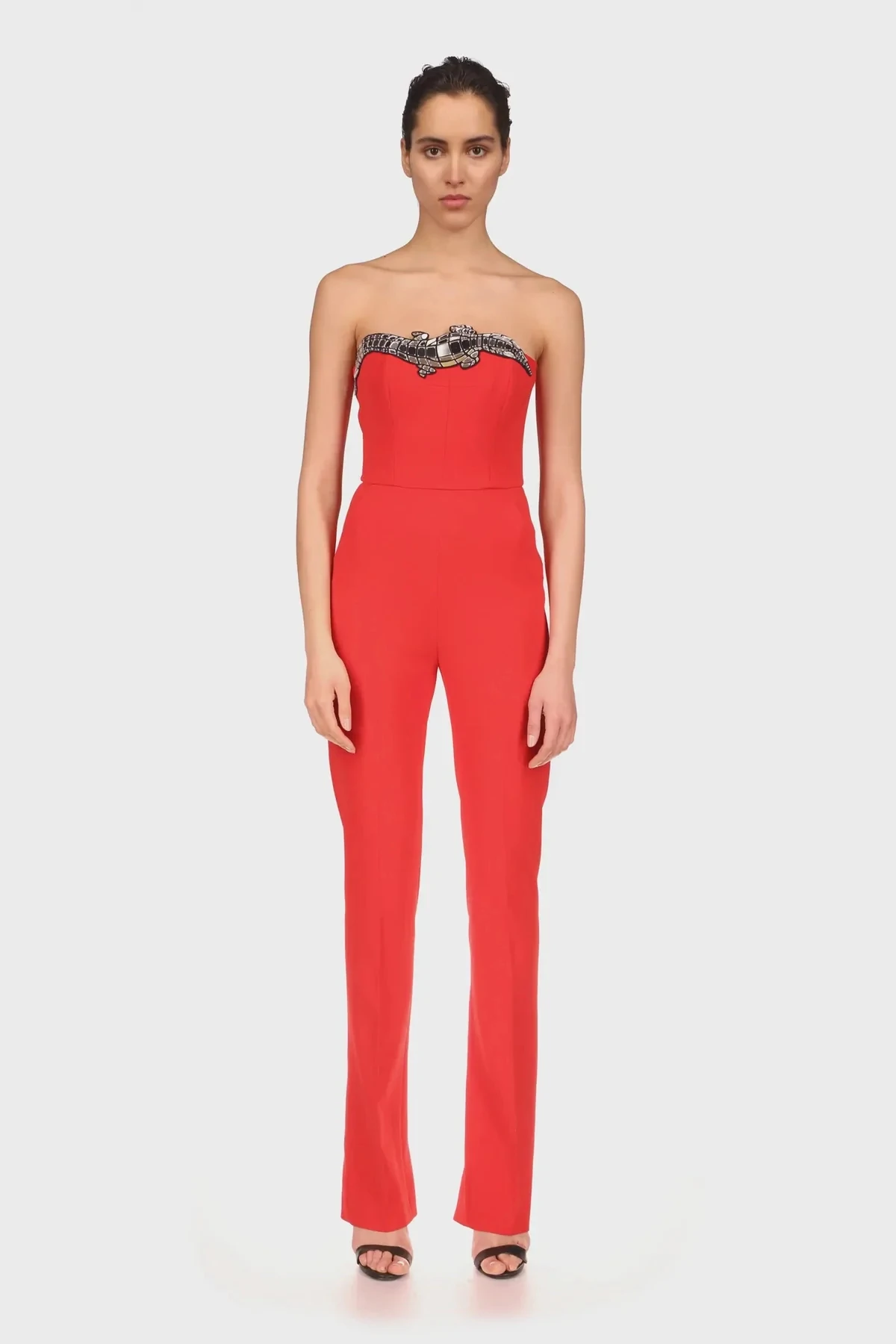 JB2216 Women Clothes Red Sexy Bodysuit Bandage Jumpsuits for Women Fashion Bodycon Sexy Jumpsuits Club Wear