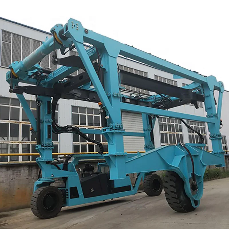 Customized port container straddle carrier 35 ton 40 ton for sale