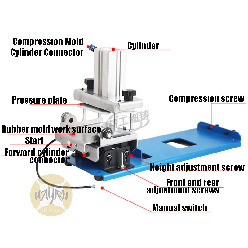  2021 Newest Advanced Jewelry Tools Wax Injection Machine Digital Vacuum
