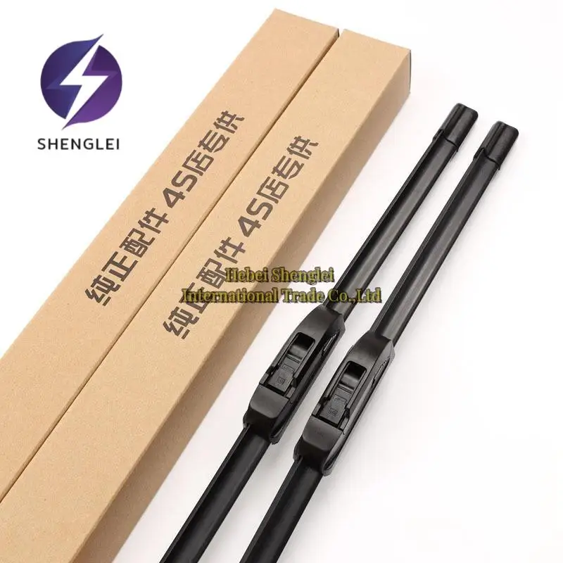 Factory Wholesale Windshield Silicone Chrome Carall Double Soft Color Universal Wiper Blade