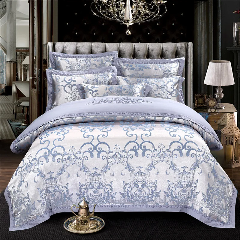 Luxury Queen King Wedding Bedding Set High Quality Super Standard %100 Cotton Duvet Cover Set Sheets for Beds Bedding Set