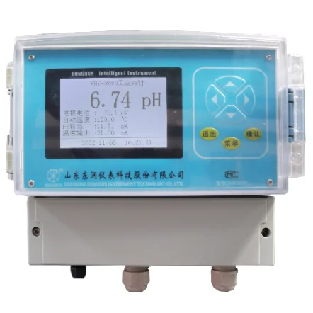 Industrial Intelligent Digital Online Temp. pH ORP Meter with RS485 4~20mA for Water