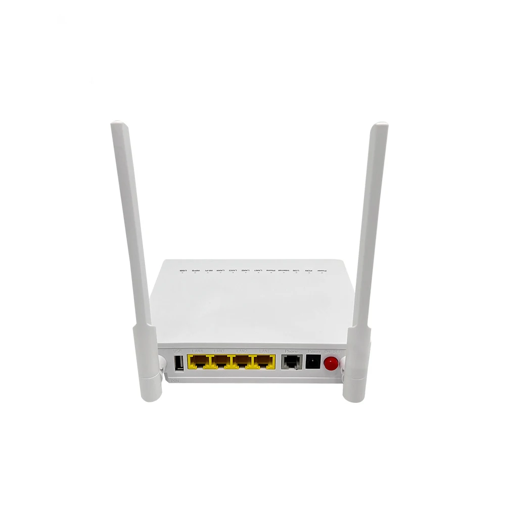 FTTH ZTE GPON ONU F663NV3A 1GE+3FE+1POT+WIFI Modem ONT External Antenna English Firmware Fiber Optic Equipment ONU GPON ONT