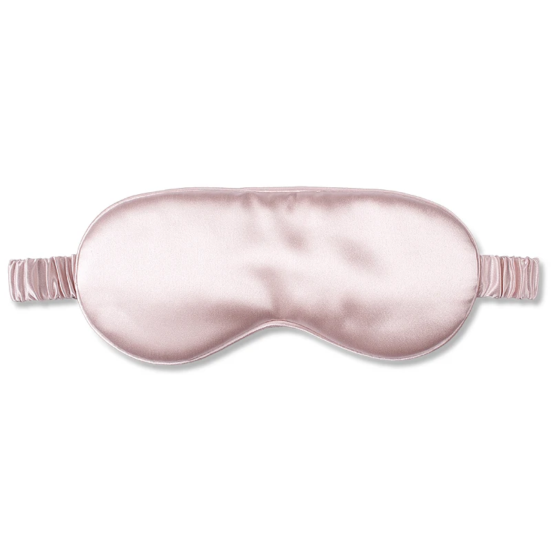 CUSTOMIZED Eye Cover Pure Color Silk Mask logo 100% Eyemask Sleeping