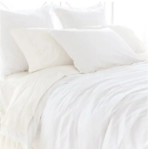 3 Pcs 100% Cotton Fabric Single Use Bed Sheet Sets