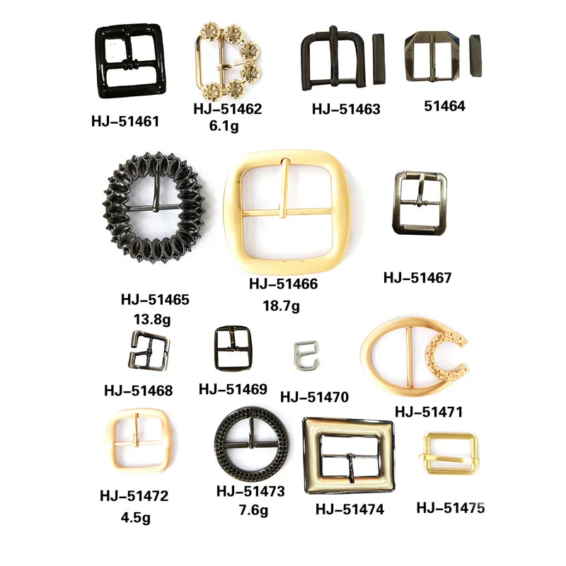 BX  Wholesale Metal Buckle For Handbag Irregular Shape Buckle Metal G Hook Metal Webbing Buckles