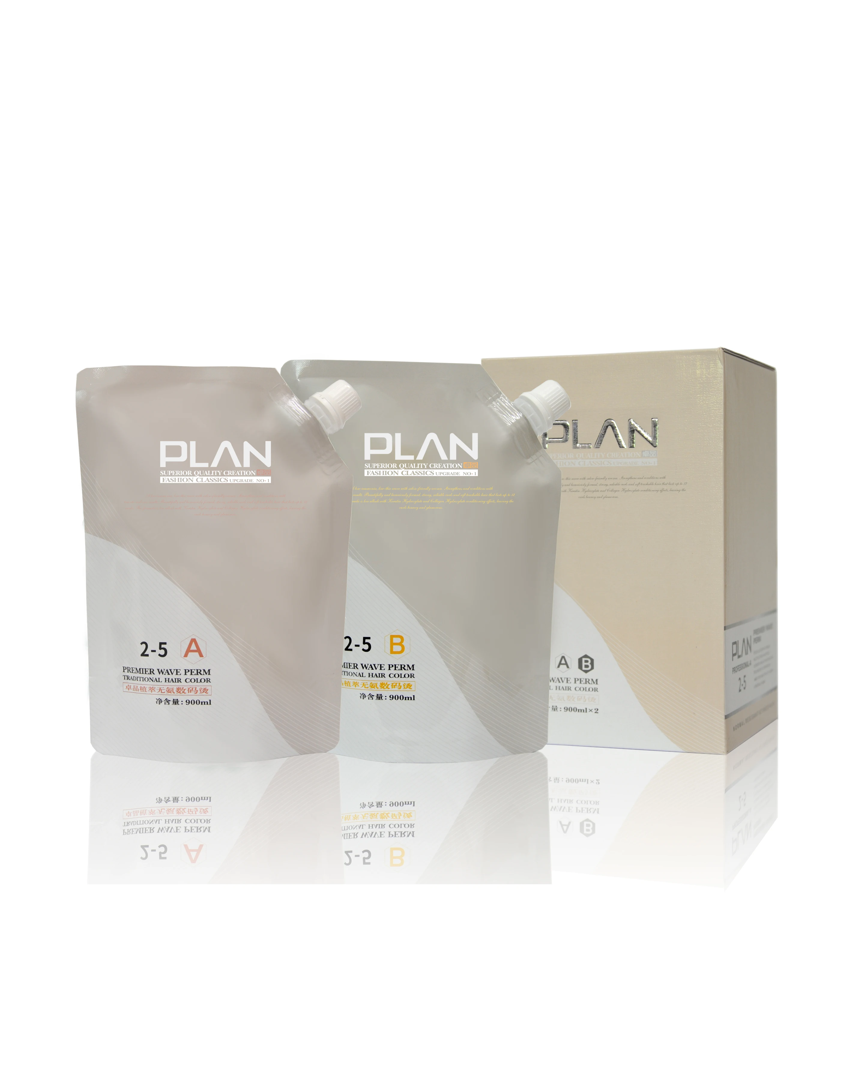 PLAN Plant extraction Ammonia-free digital perm For normal hair