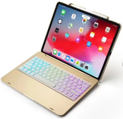 Для ipad pro 12 9 2020/2018 чехол для клавиатуры с подсветкой без сенсорного экрана цветной игровой