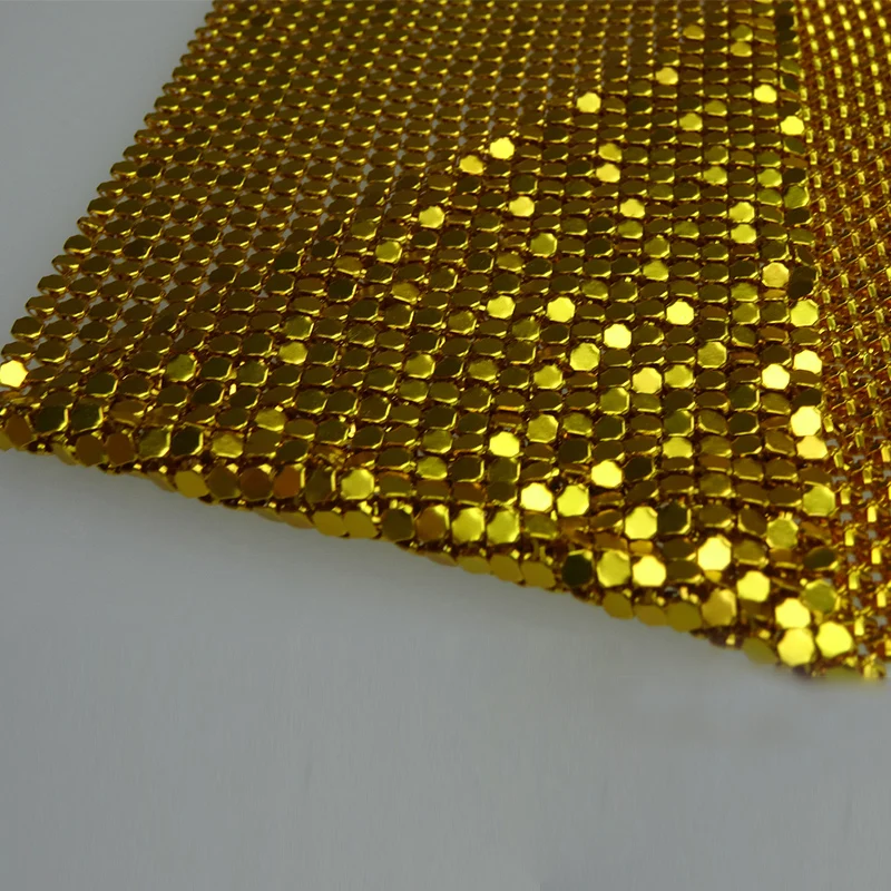Fashional Metal Sequin Fabric Cloth For Women Dresses and Decorations
