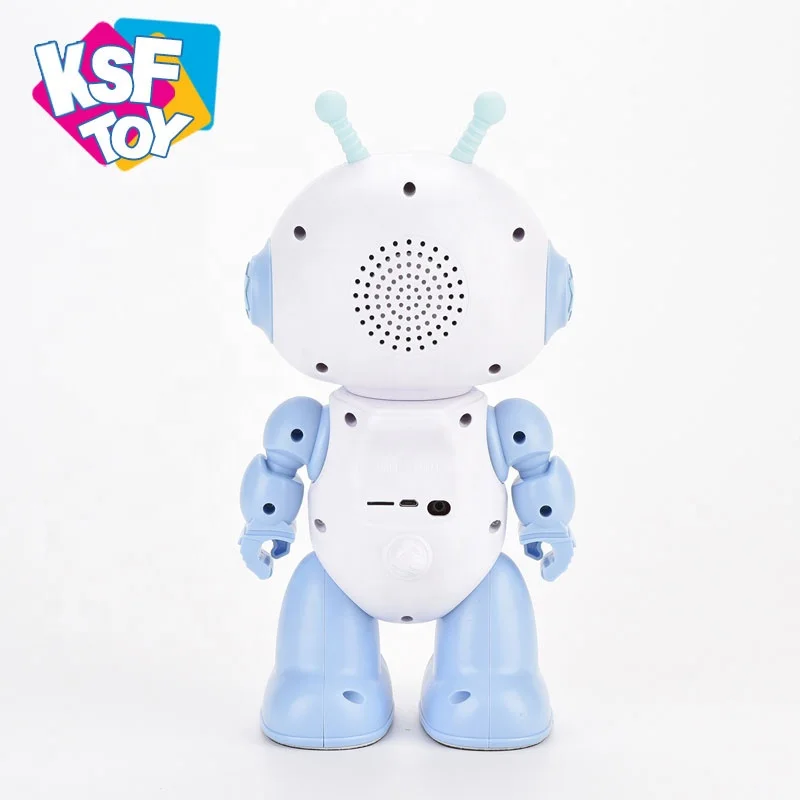 mode magic voice clear sound intelligence kids learning robot toy with singing microphone