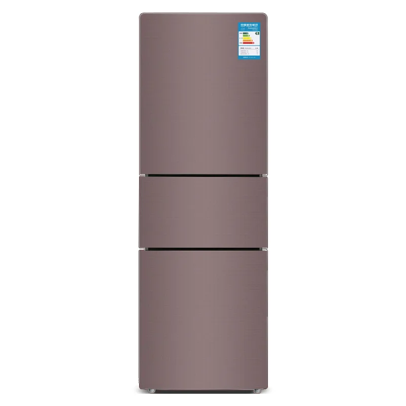 Лидер продаж, маленький двойной холодильник из нержавеющей стали для дома