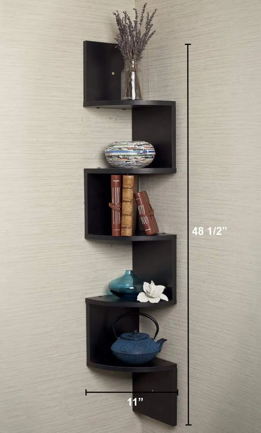 Durable and beautiful home floating wall mounted wall corner shelf