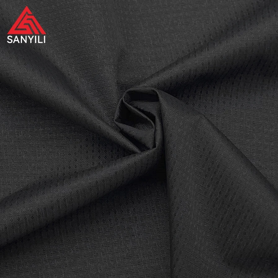 very lightweight stretch checks polyester pongee fabric for windbreak