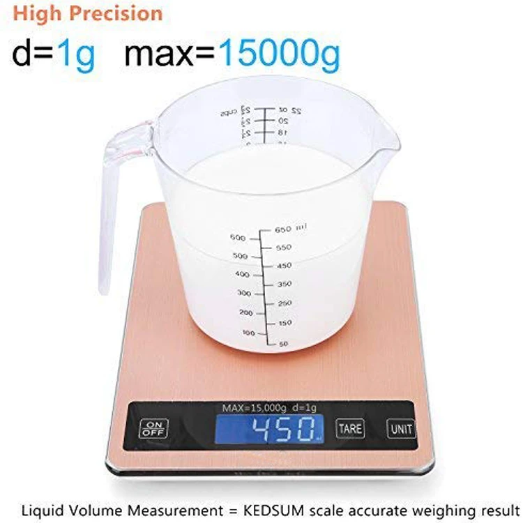 Digital Electronic Scale LCD Electronic Scales Steelyard Kitchen Postal Food Balance Nutritional Measuring Weight Libra