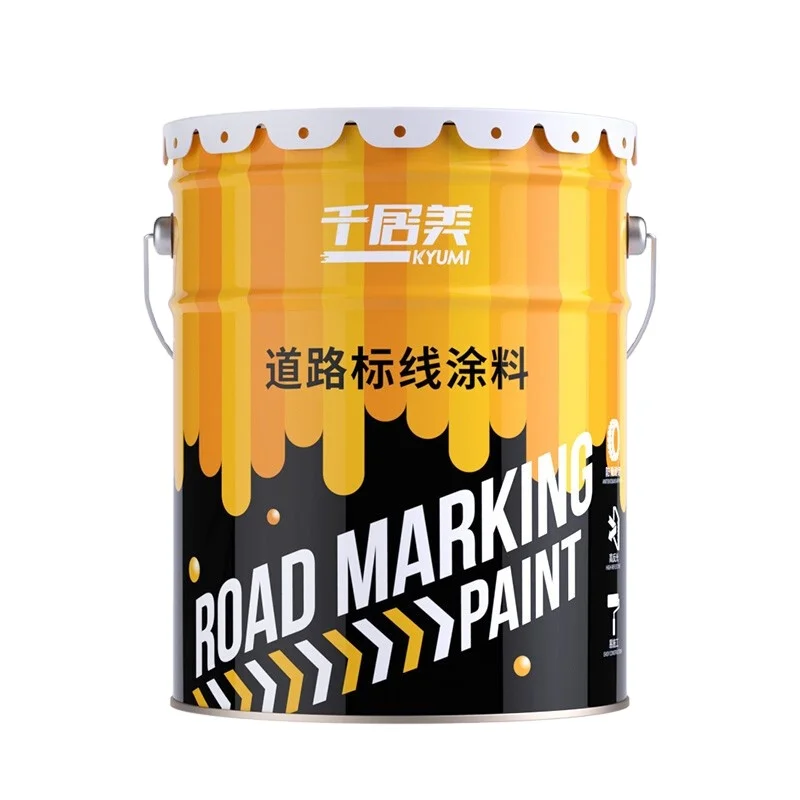 Kyumi High Gloss Road Marking Paint thermoplastic  traffic line road sign coating paints
