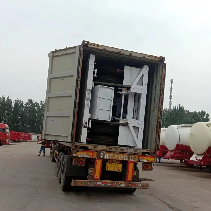 Factory sells 3 axle 40 ft container flatbed truck semitrailer other trailers