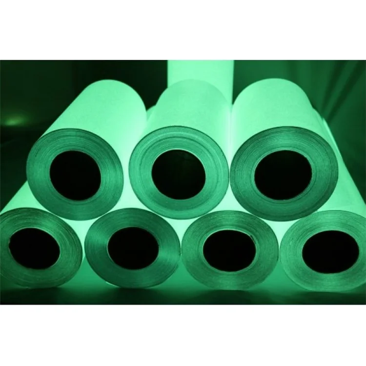 Green High Bright Luminous Tape Sticker Waterproof and Photoluminescent glow in the dark reflective tape