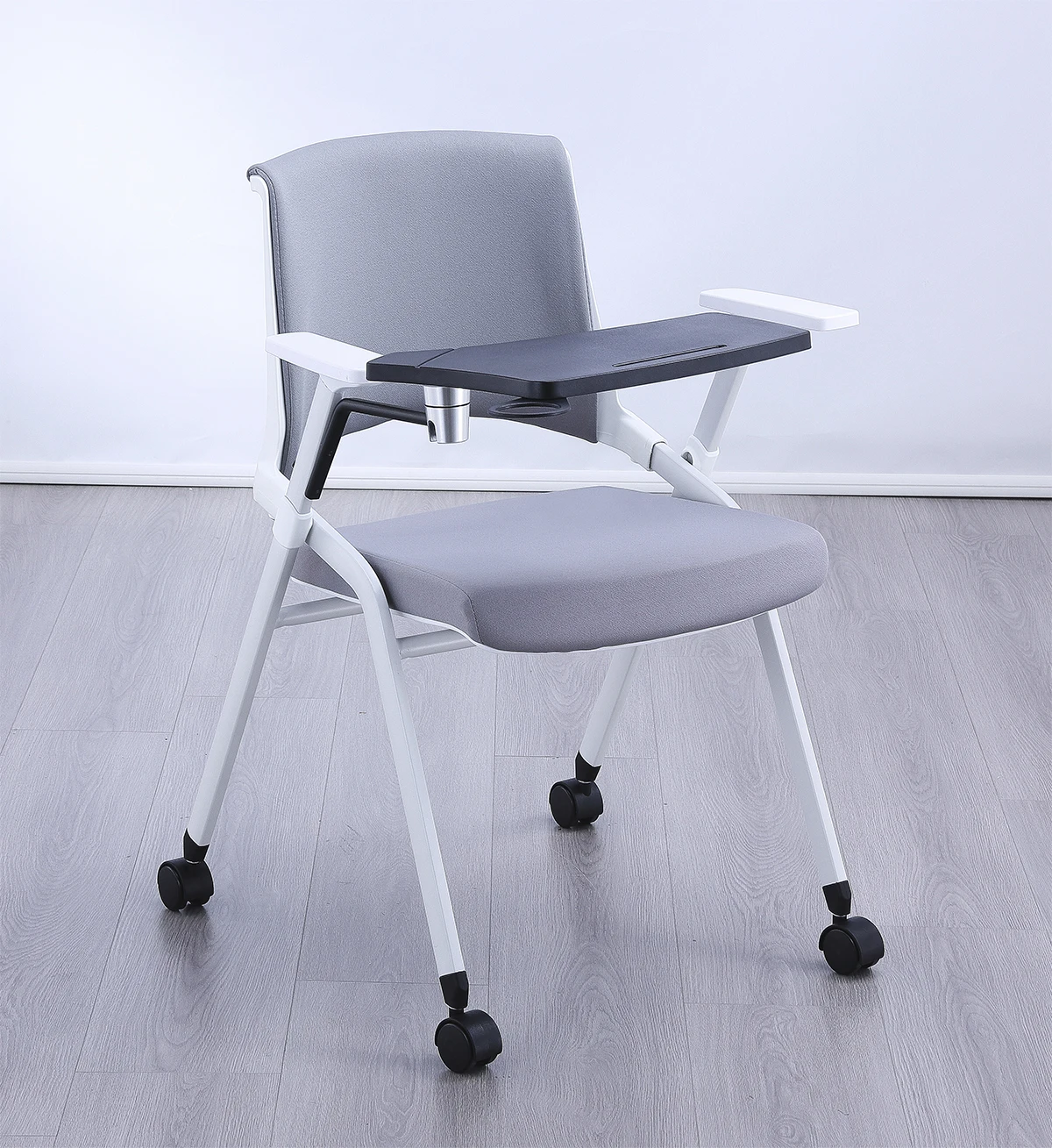 Manufacturing training chair for training room or school classroom chair can folding with  writing pad university chair