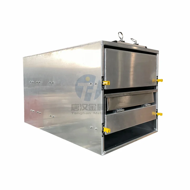 Aluminium Toolbox Canopy kitchen cargo heavy duty drawer with stainless steel lid