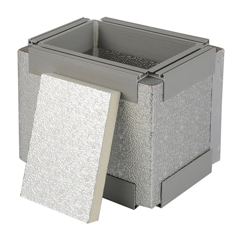 30 мм панельный дом pu сэндвича 20/25/30 мм XPS/Pf/фенольная смола/Pir панель воздуховода доска