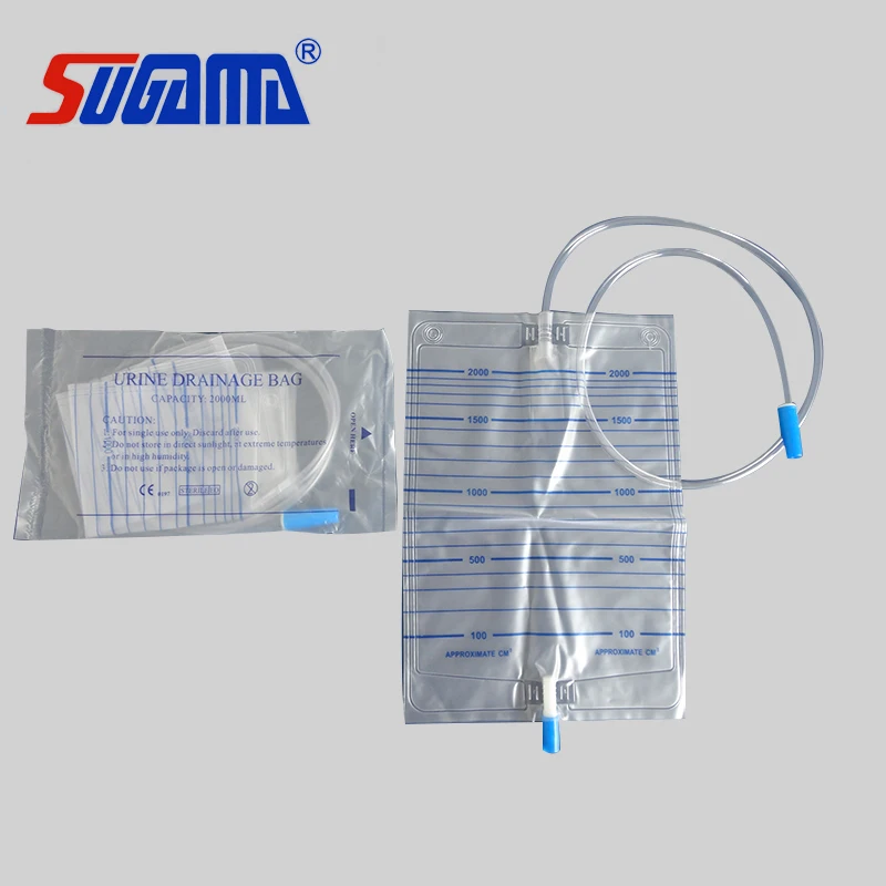 500ml 1000ml 2000ml medical urine drainage bag with pvc material production line