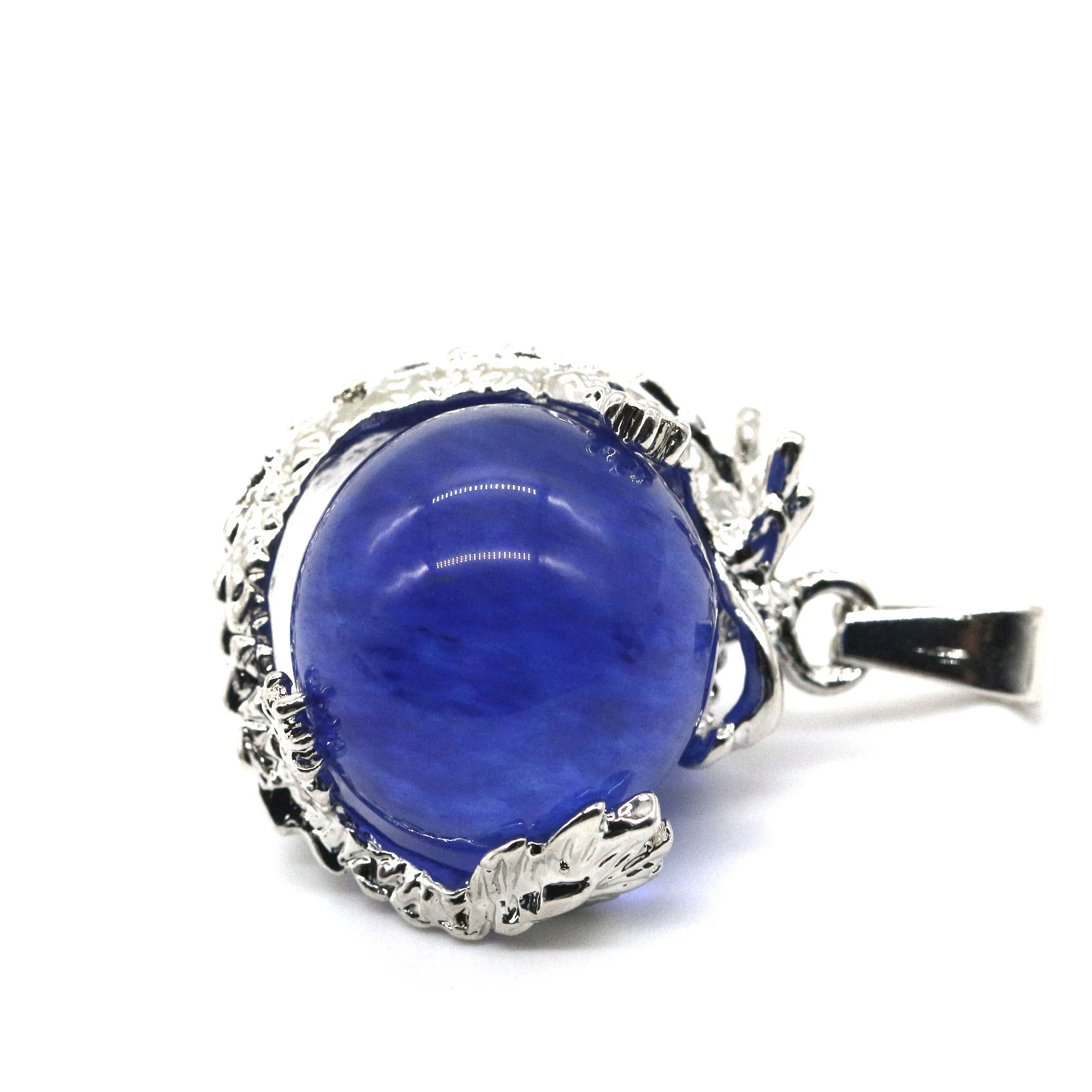 Fashion jewelry pendants Natural grey jasper Stone Pendants for Necklace 16mm Round Stone Bead Balls