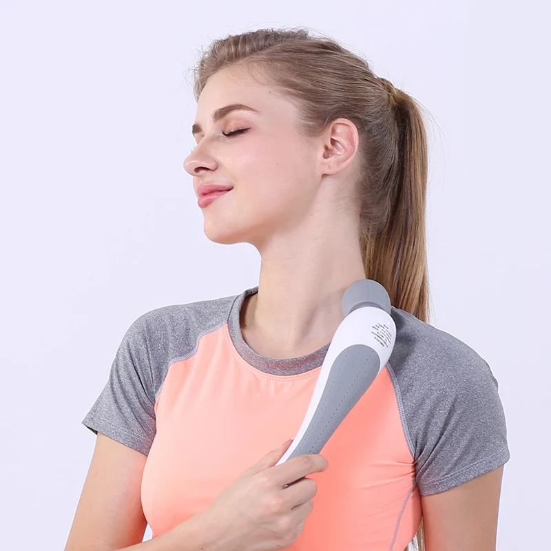 Аккумуляторная беспроводная водонепроницаемая вибрационная Волшебная глубокая тканевая ударная палочка для массажа мышц тела