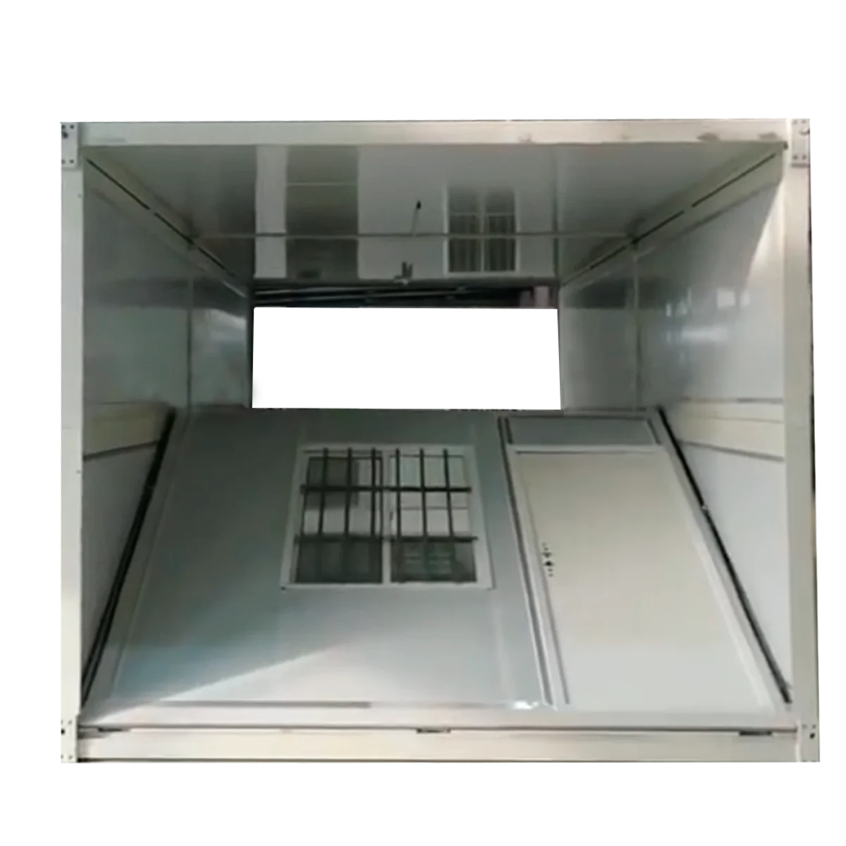 20 40 Feet Flat Pack prefabricated steel frame house prefab modular cube house tiny container homes for Storage/Living/Office